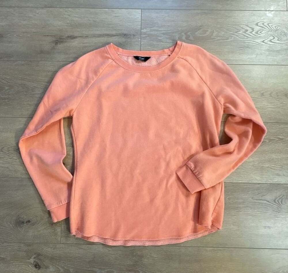 Huk Sweatshirt Size L Peach Crewneck Pullover Fleece